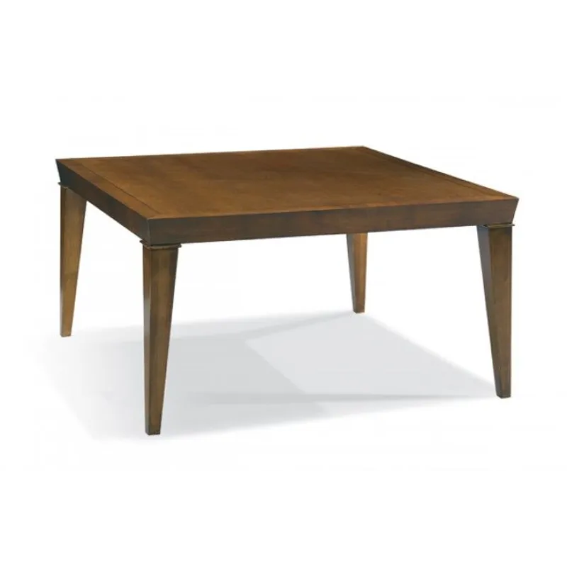 Cocktail Table 19"h With Beveled Top Tapered Leg