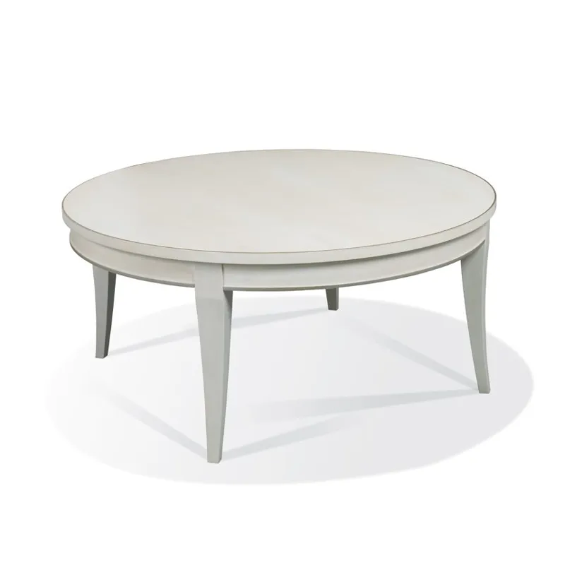 Round Cocktail Table 19"h With Saber Leg