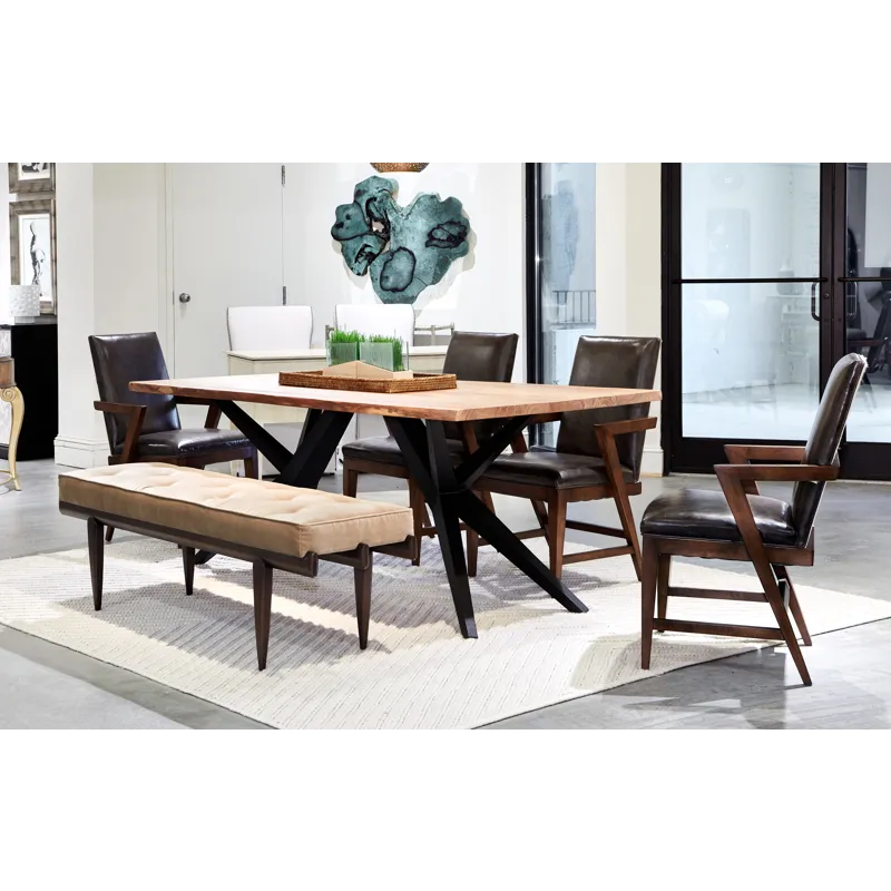 Leather Dining Arm Chair