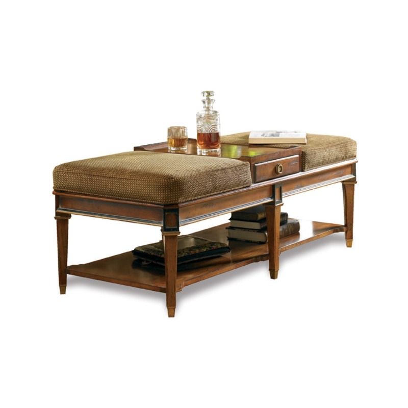 Ottoman Cocktail Table by CTH Sherrill Occasional 730870 Willis