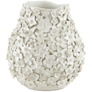 Jessamine White Vase