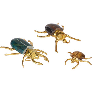 Brass Beetle Colony Set of 3