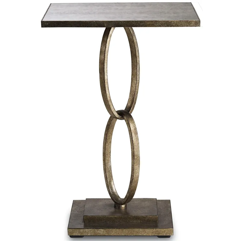 Bangle Table, Silver Leaf