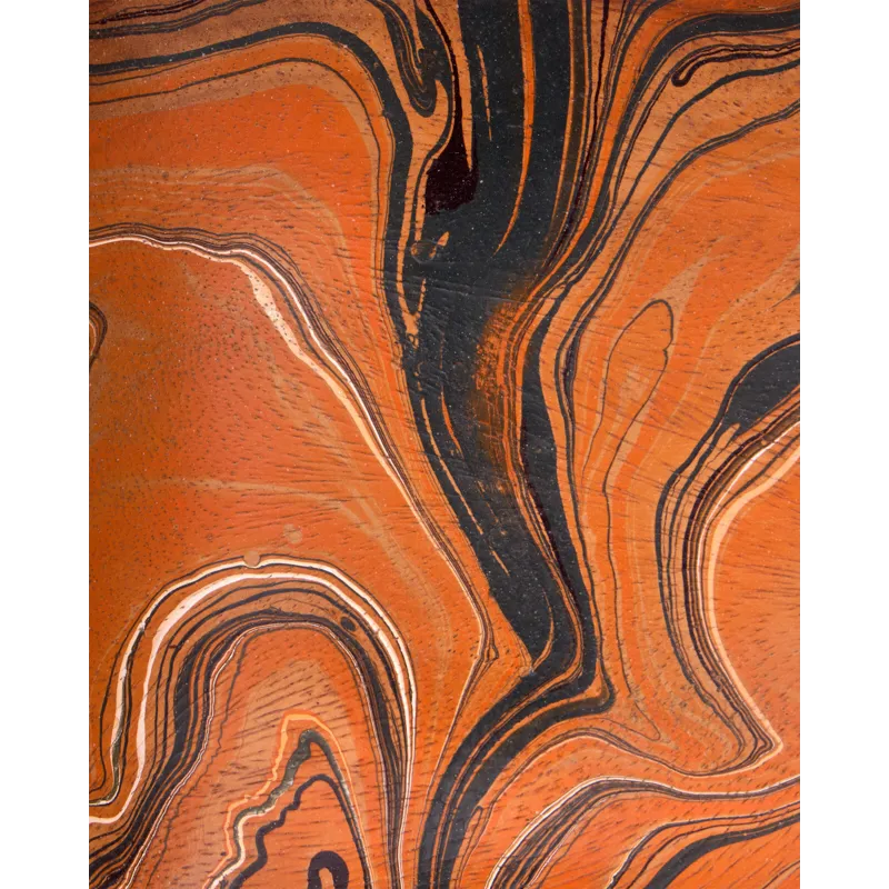 Divine Orange Tray Set of 2