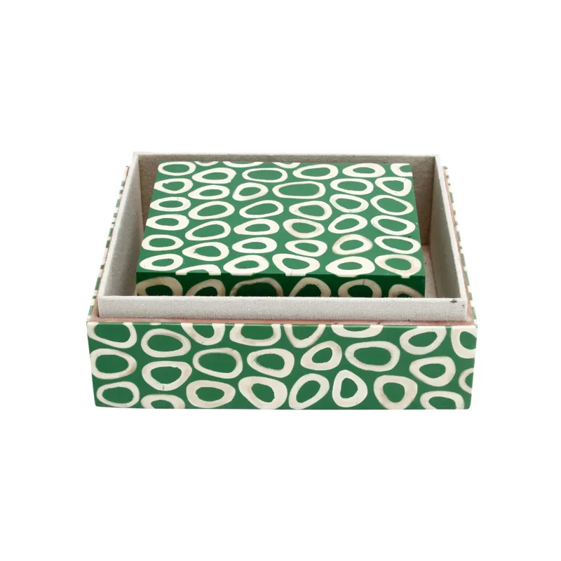 Ovoid Green Box Set of 2