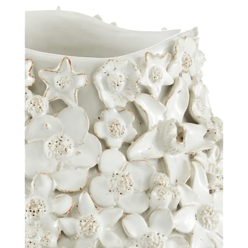 Jessamine White Vase