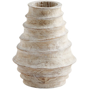 Giorgio Vase Whitewashed &ndash; Small