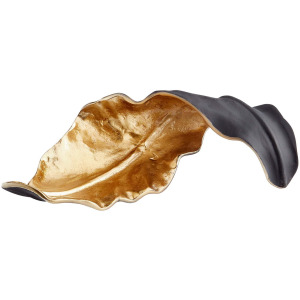 Oak Brush Sculpture | Black And Gold &ndash; Small