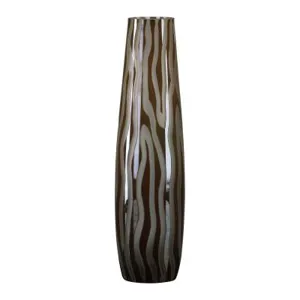 Small Cafe Etched Vase