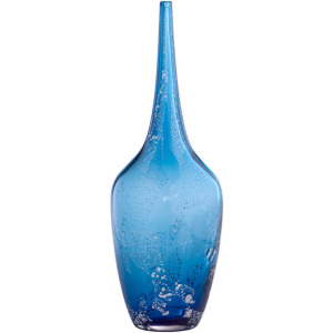 Vero Vase | Blue | Gold | Clear &ndash; Large