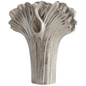 Large Alloy Palm Vase