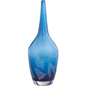 Vero Vase | Blue | Gold | Clear &ndash; Small