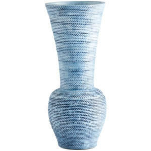 Hopewell Vase Designed by J. Kent Martin Blue - Large