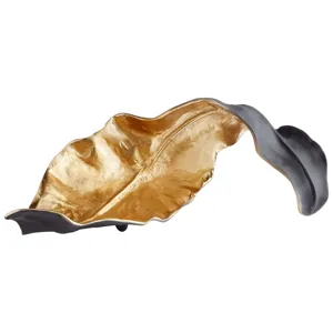 Oak Brush Sculpture | Black And Gold &ndash; Medium