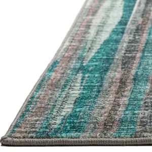 Amador Teal 2\'6\" x 10\' Runner Rug