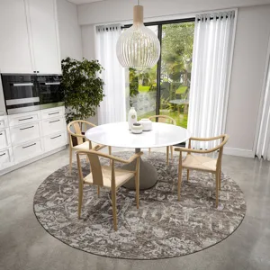 Aberdeen Fudge 8\' x 8\' Round Rug