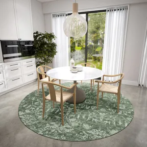 Aberdeen Irish 8\' x 8\' Round Rug