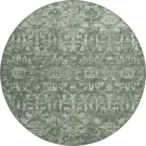 Aberdeen Irish 8\' x 8\' Round Rug