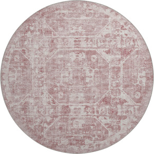 Aberdeen Rose 8' x 8' Round Rug