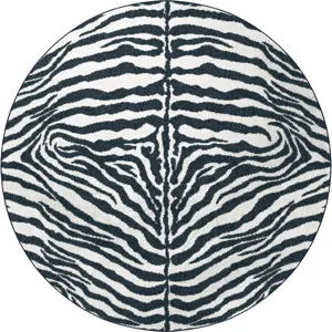 Akina Ivory 8\' x 8\' Round Rug
