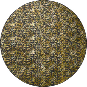 Akina Gold 8' x 8' Round Rug