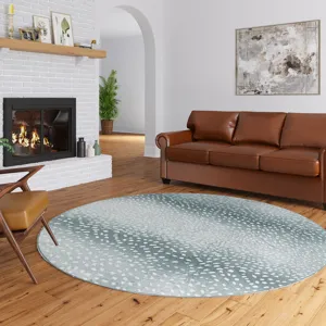 Akina Flannel 8\' x 8\' Round Rug