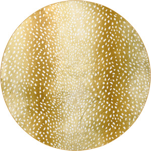 Akina Gold 8' x 8' Round Rug