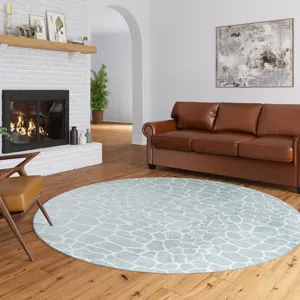 Akina Flannel 8\' x 8\' Round Rug
