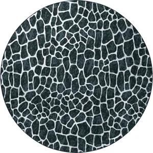 Akina Midnight 8\' x 8\' Round Rug