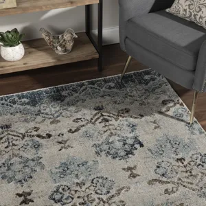 Antigua Blue 9\'6\" x 13\'2\" Rug