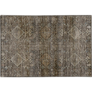 Machine Washable Aristo Chocolate Rug