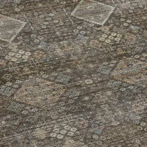 Machine Washable Aristo Chocolate 6\'6\" x 9\'6\" Rug