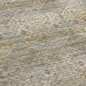 Machine Washable Aristo Ivory 2\'6\" x 3\'10\" Rug