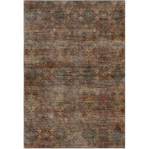 Machine Washable Aristo Paprika Rug