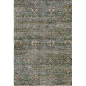 Machine Washable Aristo Teal Rug