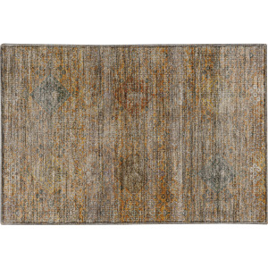 Machine Washable Aristo Terracotta Rug