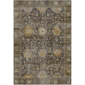 Machine Washable Aristo Charcoal Rug