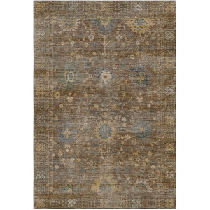 Machine Washable Aristo Chocolate Rug