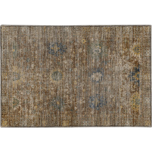 Machine Washable Aristo Chocolate Rug