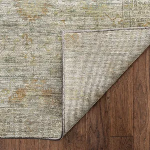 Machine Washable Aristo Ivory 8\' x 10\' Rug