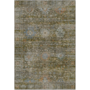 Machine Washable Aristo Olive Rug