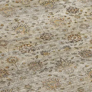 Machine Washable Aristo Beige 5\' x 7\'6\" Rug