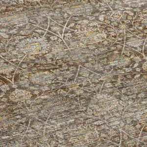 Machine Washable Aristo Coffee 8\' x 10\' Rug