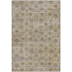 Machine Washable Aristo Ivory Rug
