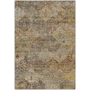 Machine Washable Aristo Wheat Rug