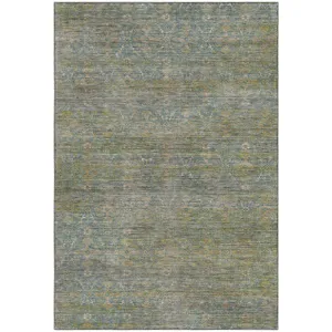 Machine Washable Aristo Teal Rug
