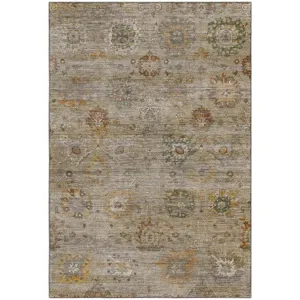 Machine Washable Aristo Beige Rug