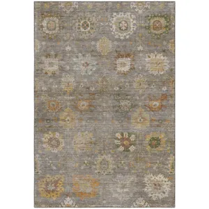 Machine Washable Aristo Gray Rug