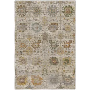 Machine Washable Aristo Ivory 8\' x 10\' Rug