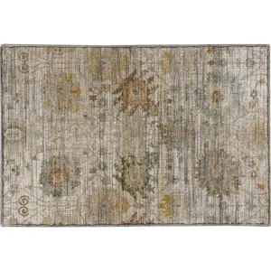 Machine Washable Aristo Ivory Rug